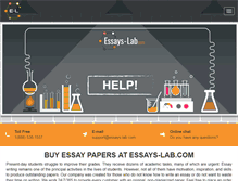 Tablet Screenshot of essays-lab.com